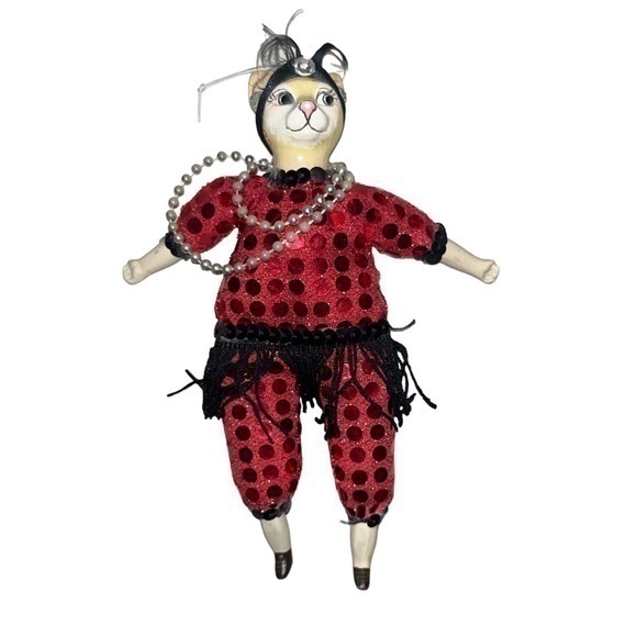 Wayne Kleski flapper cat ornament - Picture 1 of 4
